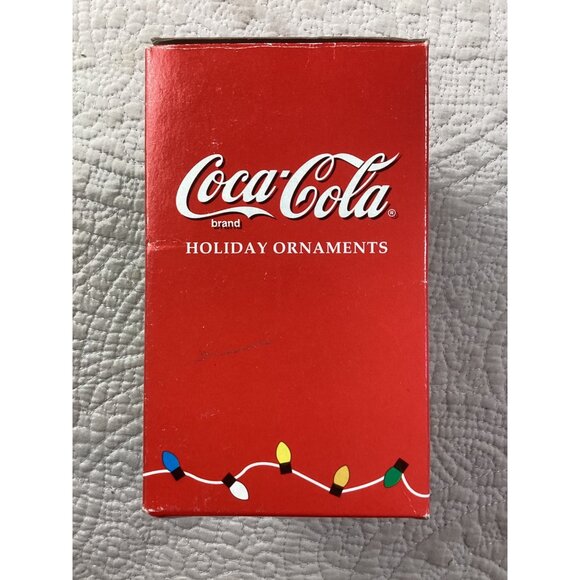 Coca-Cola Holiday Ornament Polar Bear Ice Cooler 1996 Collectible*Enesco Vintage - Picture 2 of 6